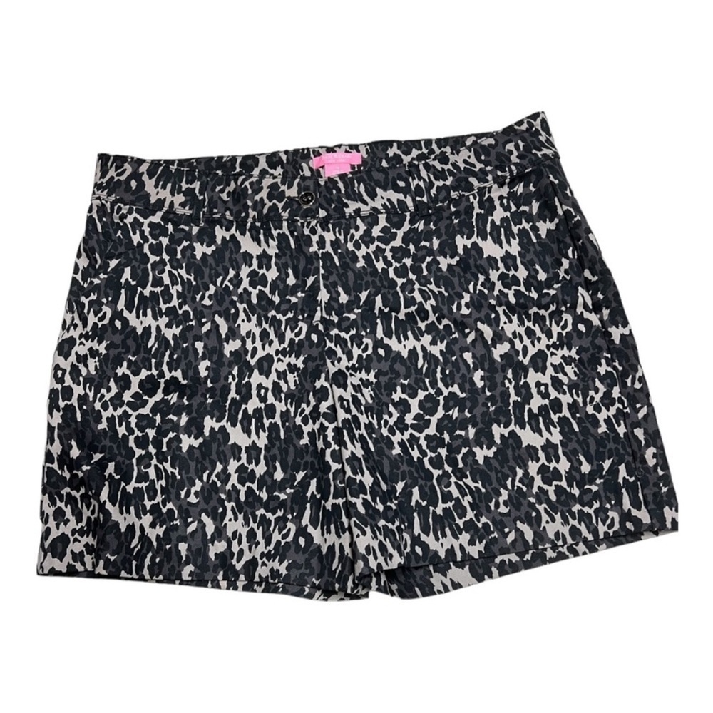 Isaac Mizrahi Leopard Print Shorts Size 16
